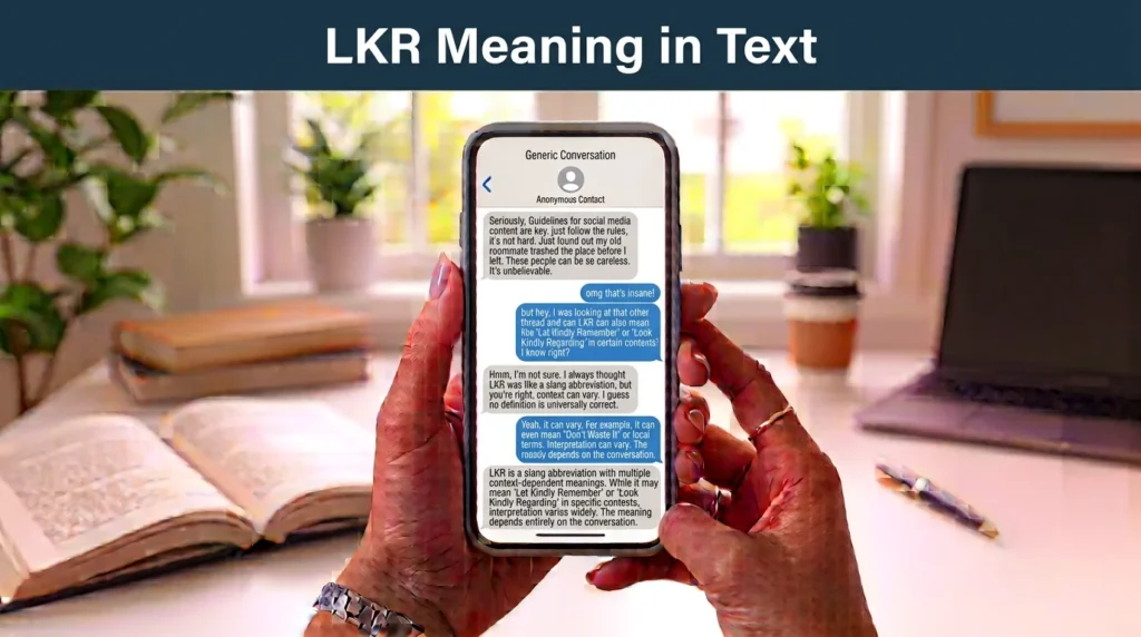 lkr meaning in text