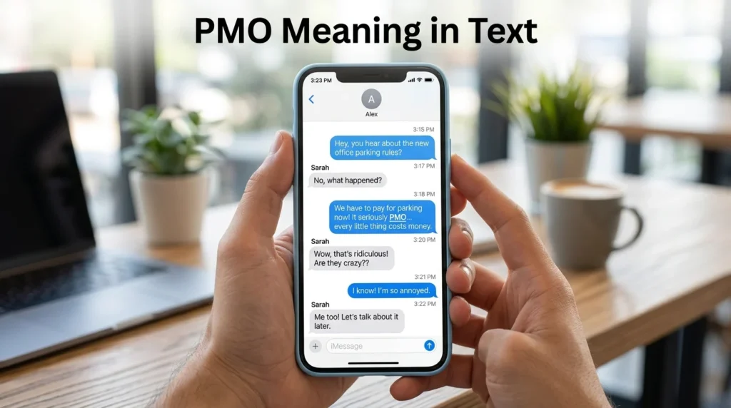 pmo meaning in text