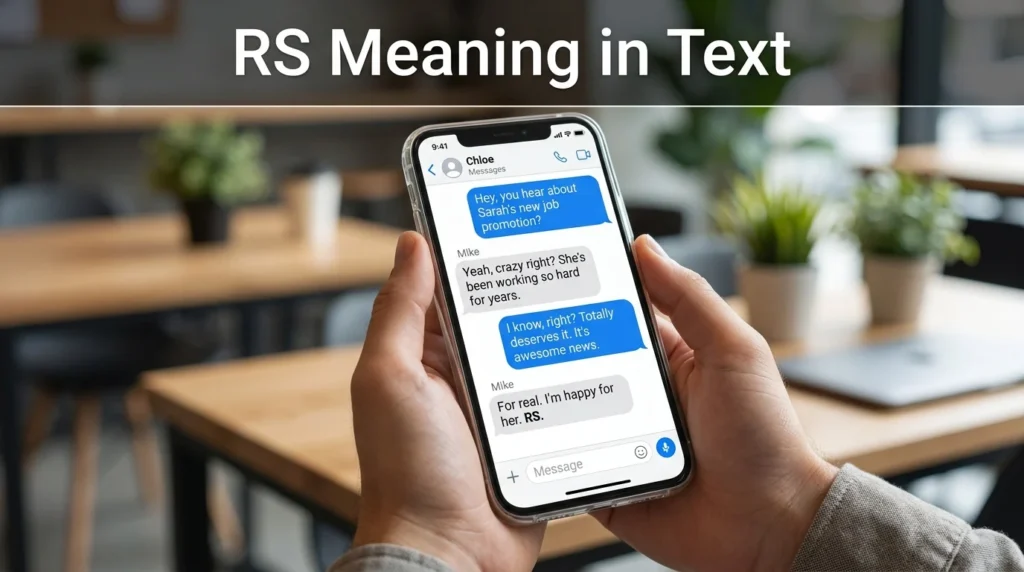 rs meaning in text