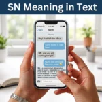 sn meaning in text