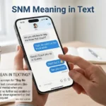 snm meaning in text