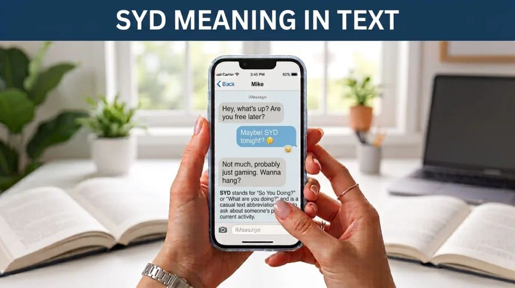 syd meaning in text