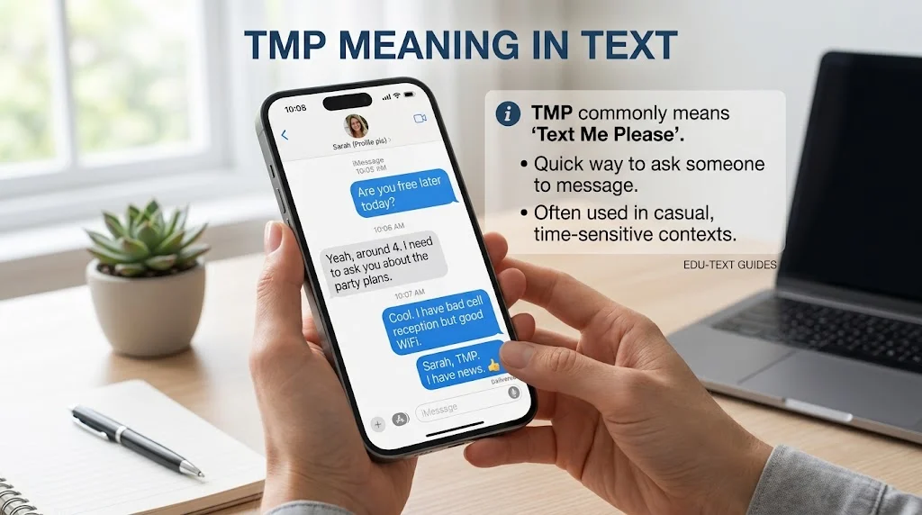 tmp meaning in text