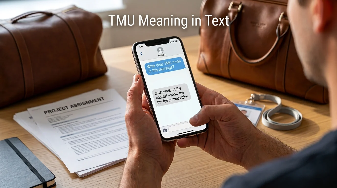 tmu meaning in text