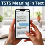tsts meaning in text