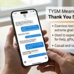 tysm meaning in text