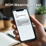wdh meaning in text