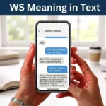 ws meaning in text