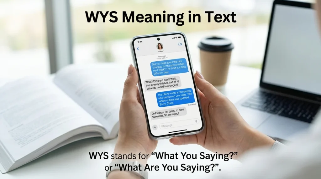 wys meaning in text
