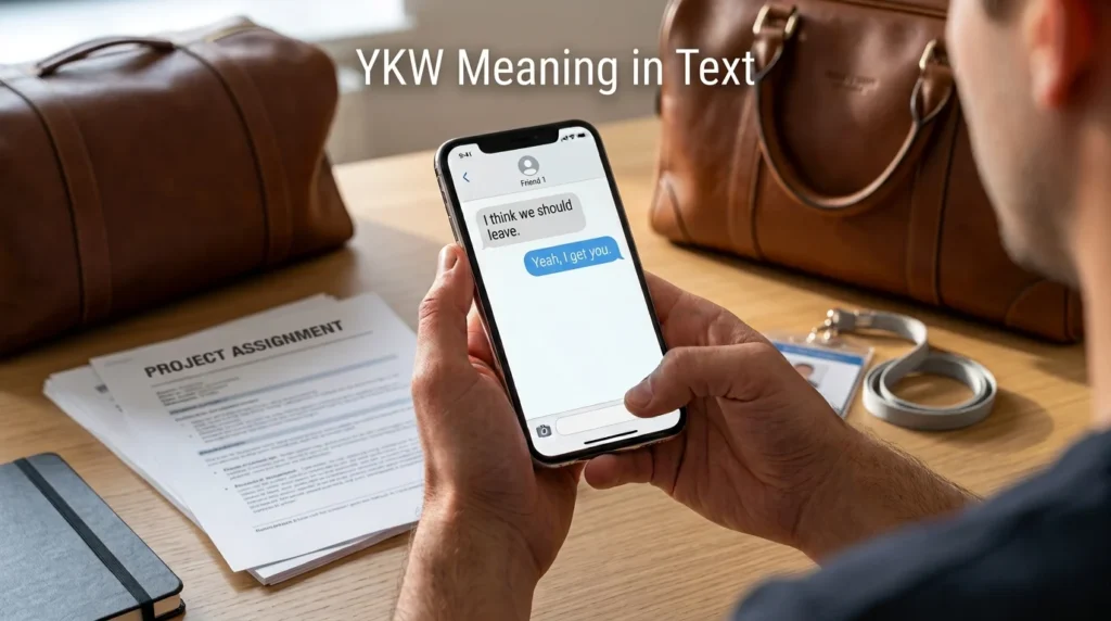 ykw meaning in text