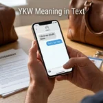ykw meaning in text