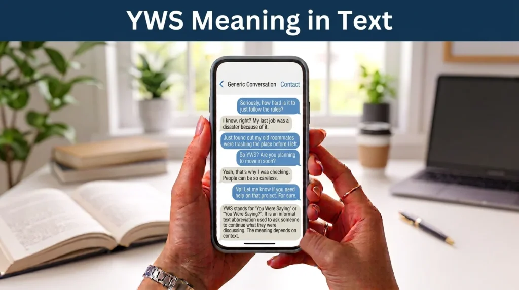 yws meaning in text